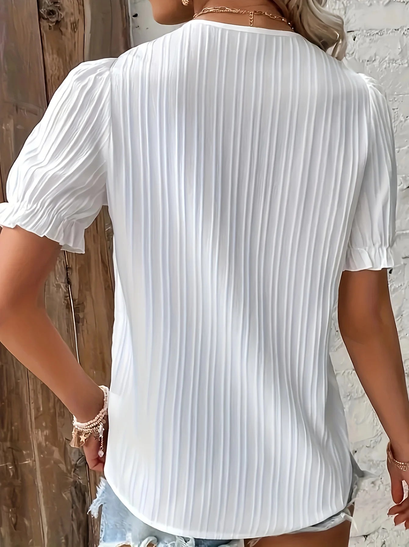 Plus Size Spring and summer new  short sleeved elegant and fashionable women's top