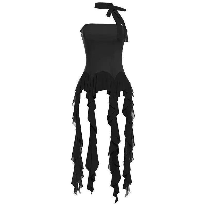 Sexy Off Shoulder Crop Tops Spring Summer Halter Sleeveless Streetwear Y2K White Solid Tank Top Casual Evening Party Club Tees